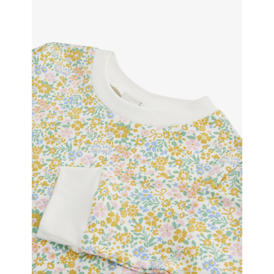Shop Sleepy Doe Girls Sweet Pea Kids Floral-print Cotton-jersey Pyjamas 1-13 Years
