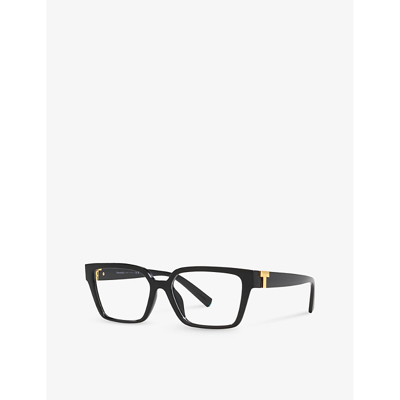 Shop Tiffany & Co Tf2232u Rectangle-frame Injected Glasses In Black