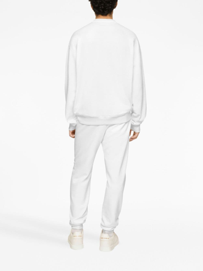 Shop Dolce & Gabbana Dg Logo-print Sweatshirt In White