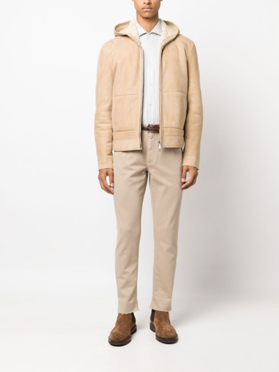 Eleventy Dandy Long-sleeved Cotton-lyocell Shirt In Grey