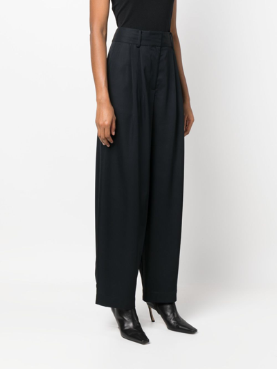 By Malene Birger Piscali High-waist Trousers In Black