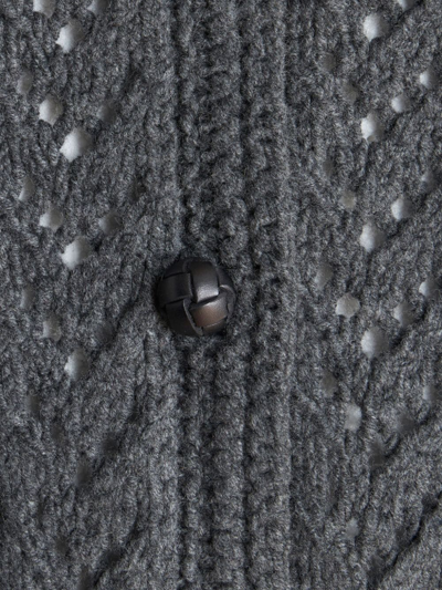 Shop Etro Button-down Wool Cardi-coat In Grey