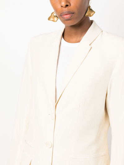 By Malene Birger Porter Virgin Wool Blazer In Neutrals