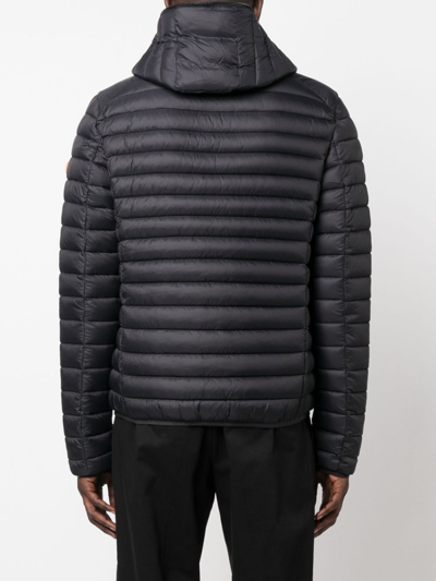 Save The Duck Juncus Hooded Harrington Jacket In Black