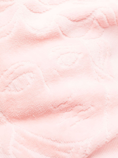 Shop Versace Medusa Head-motif Cotton Robe In Pink