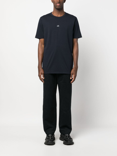 C.p. Company Jersey No Gravity T-shirt In Blue