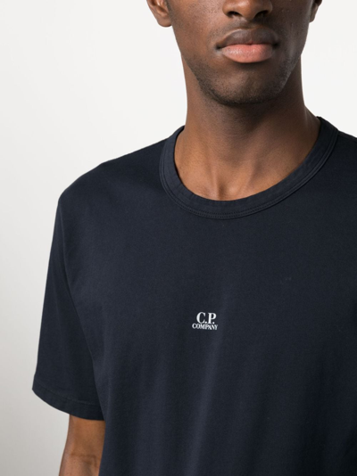 C.p. Company Jersey No Gravity T-shirt In Blue