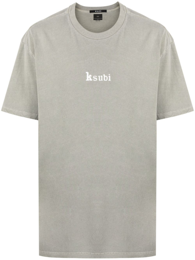 Shop Ksubi Dreaming Biggie Logo-print T-shirt In Green