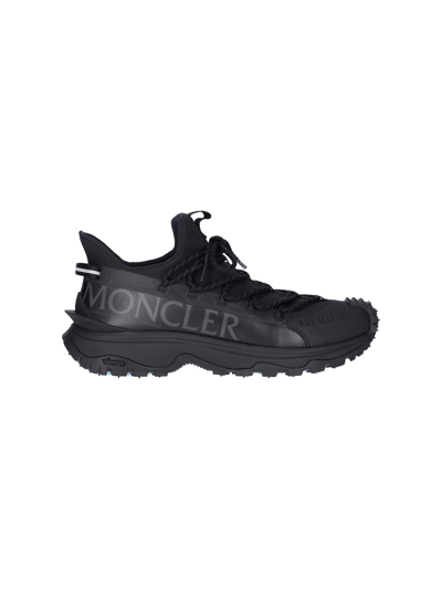 Shop Moncler "trailgrip Lite 2" Sneakers In Black  