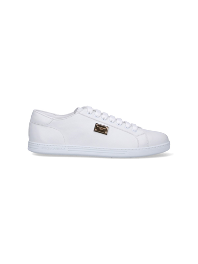 Shop Dolce & Gabbana "saint Tropez" Sneakers In White