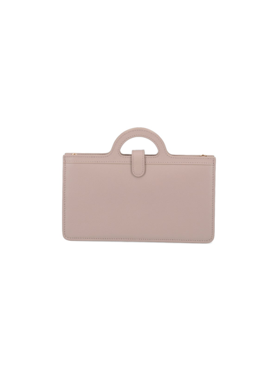 Shop Marni Crossbody Wallet In Taupe