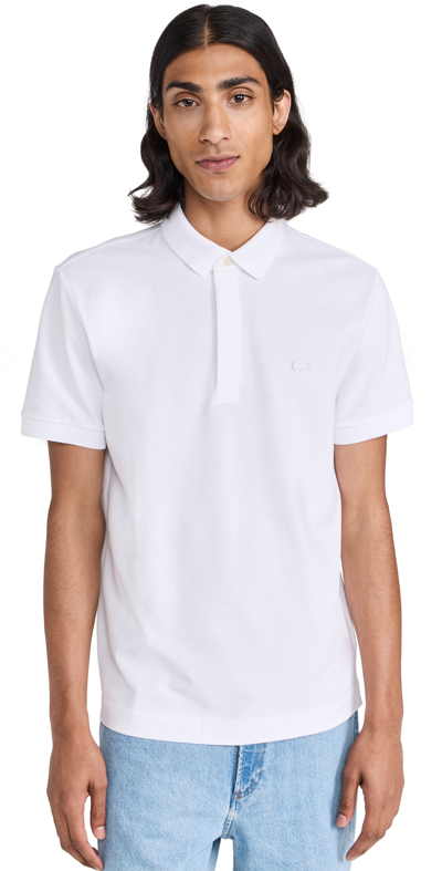 Lacoste white croc outlet polo