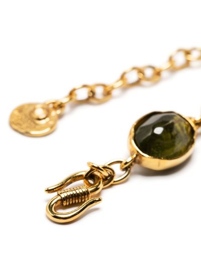 Shop Goossens Cabochons Bracelet In Gold