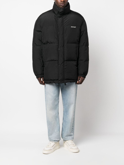 Isabel Marant Padded High-neck Jacket In Schwarz