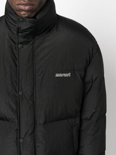 Isabel Marant Padded High-neck Jacket In Schwarz