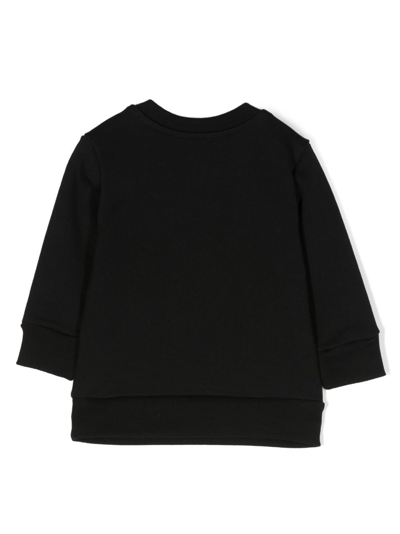 Shop Diesel Graphic-print Cotton Sweatshirt In Black