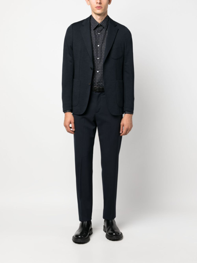 Brioni Hemd Mit Polka Dots In Black