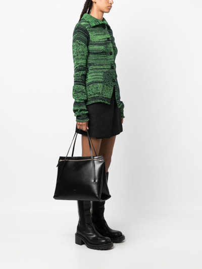 Wandler Leather Shoulder Bag In Black