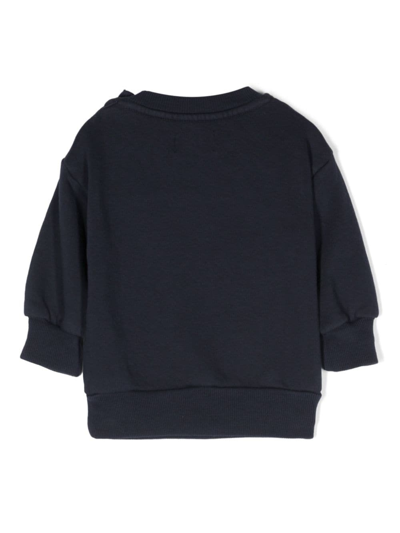 Shop Bobo Choses Mushroom-print Cotton Sweatshirt In Blau
