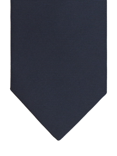 Shop Etro Pegaso Motif-embroidered Silk Tie In Blue