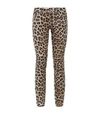 JUST CAVALLI Leopard Print Skinny Jeans