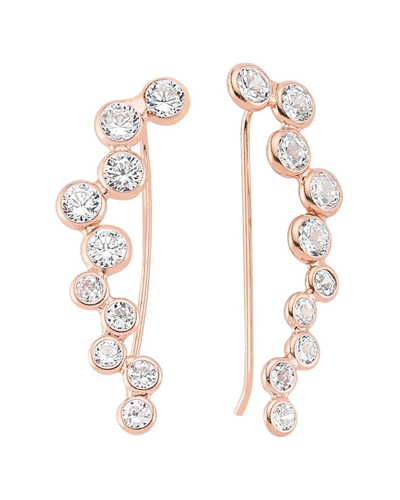 Shop Amorium 18k Rose Gold Vermeil Creeper Earrings