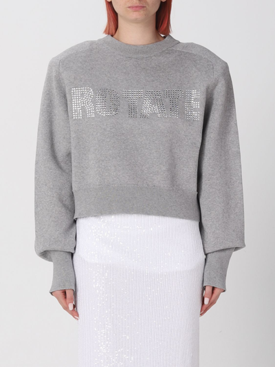 Shop Rotate Birger Christensen Sweater Rotate Woman Color Grey