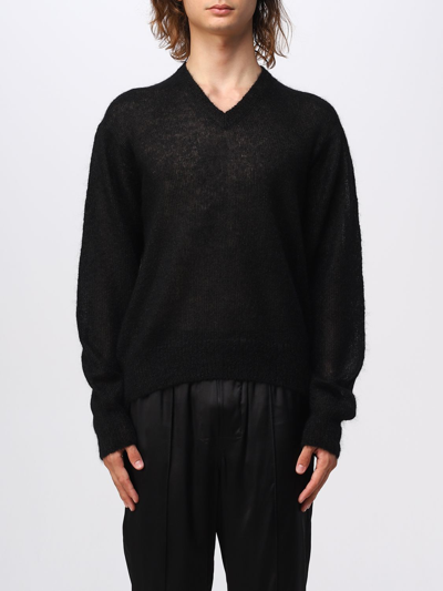 Shop Tom Ford Sweater In Mohair Wool Blend In Black