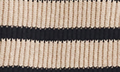 Shop Rag & Bone Nancy Stripe Wool Blend Cardigan In Oatmeal