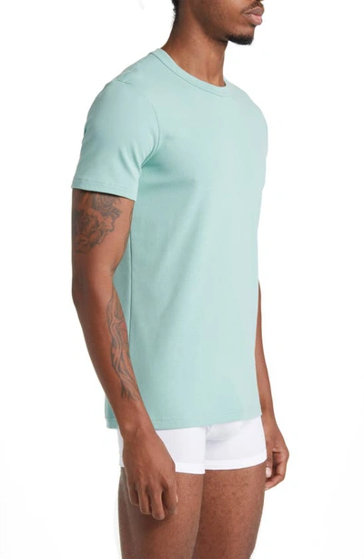 Shop Tom Ford Cotton Jersey Crewneck T-shirt In Menthol