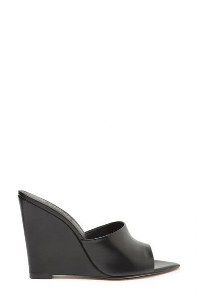 Shop Schutz Luci Pointed Toe Wedge Sandal In Black