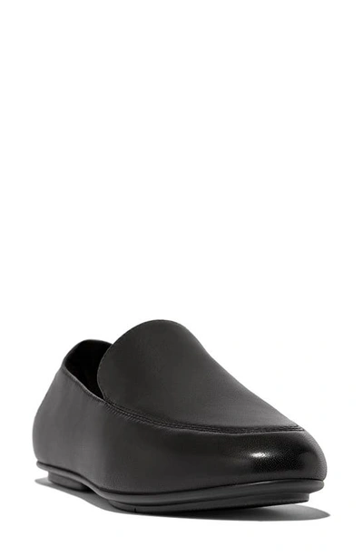 Shop Fitflop Allegro Crush-back Loafer In All Black