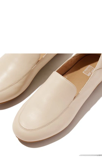 Shop Fitflop Allegro Crush-back Loafer In Stone Beige