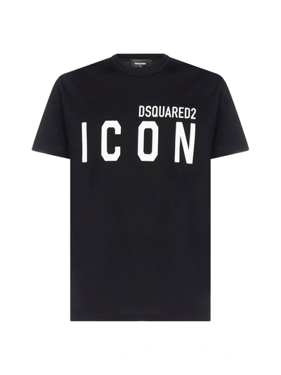Shop Dsquared2 T-shirt In Black White