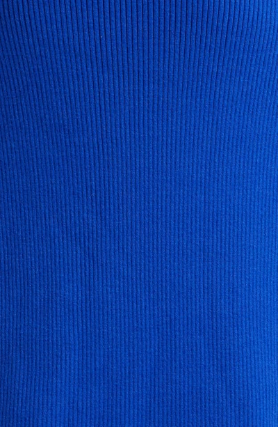 Shop Farm Rio Heart Cutout Long Sleeve Sweater Dress In Blue