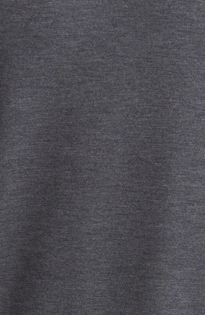 Shop Travismathew Amenities Crewneck Sweatshirt In Heather Dark Grey
