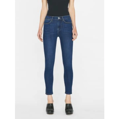 Frame Womens Majesty Le High Straight Slip-pocket High-rise Straight-leg Stretch-denim Jeans