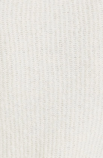 Shop Alexander Wang Alpaca Blend Layered Crop Cardigan In Soft White