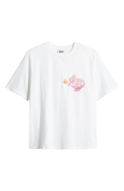 Shop Krost X Hasbro Candyland Creature Cotton Graphic T-shirt In White