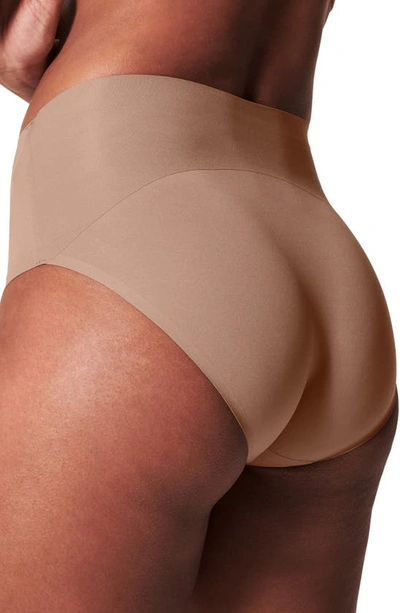 Spanx Undie-tectable Smoothing Thong In Cafe Au Lait-neutral In Cafe Au Lait