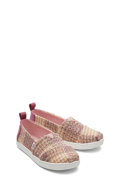 Shop Toms Kids' Alpargata Slip-on Sneaker In Pink