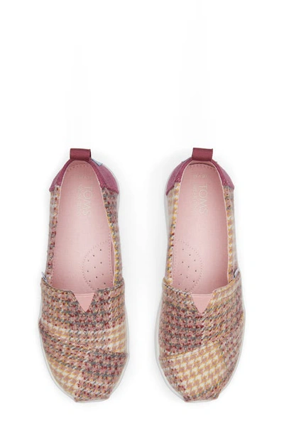 Toms Kids' Alpargata Slip-on Sneaker In Pink