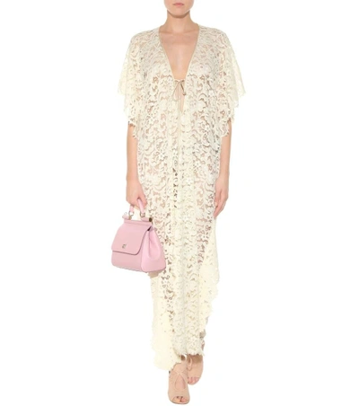 Shop Dolce & Gabbana Sicily Medium Leather Shoulder Bag In Pink