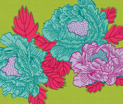 Lisa Corti Table Linens Acid Green Uni In Acid Green