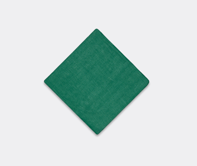 Lisa Corti Table Linens Green Uni In Green