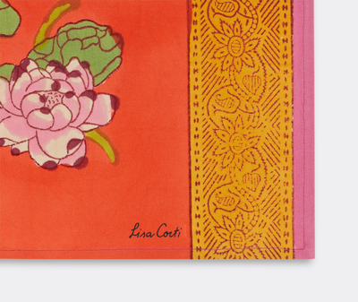 Lisa Corti Table Linens Orange Uni In Orange