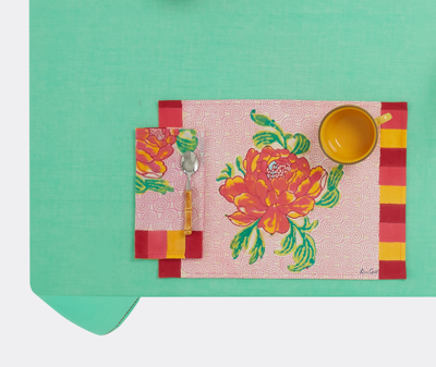 Lisa Corti Table Linens Pink Uni In Pink