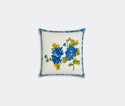 Lisa Corti Cushions Blue Uni In Blue