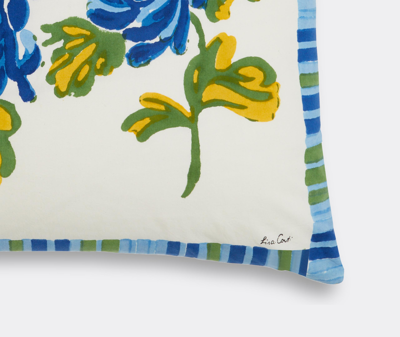 Lisa Corti Cushions Blue Uni In Blue