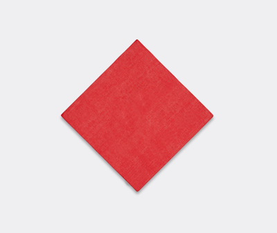 Lisa Corti Table Linens Red Uni In Red